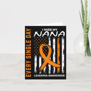 Cadeaus Verlies Van Nana Oranje Leukemie Bewustzij Kaart
