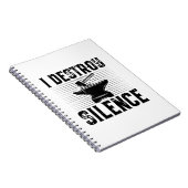 Cadeaus vervalsen | Blacksmith Blacksmithing Anvil Notitieboek (Rechterzijde)