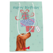 Cadeaus Vizsla Medium Gift Bag Cadeauzakje (Voorkant)