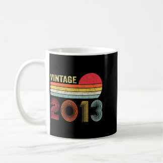 Cadeaus voor 13-jarigen Retro 2013 13e verjaardag Koffiemok