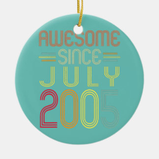 Cadeaus voor 17e verjaardag Geweldig sinds juli 20 Keramisch Ornament