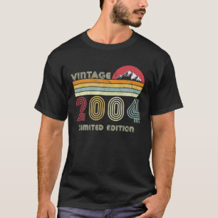 Cadeaus voor 20-jarigen Retro 2004 Limitied Editio T-shirt