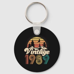 Cadeaus voor 30e verjaardag - Vintage 1989 Wandele Sleutelhanger