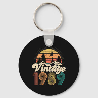 Cadeaus voor 30e verjaardag - Vintage 1989 Wandele Sleutelhanger