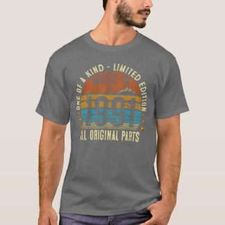 Cadeaus voor 34e verjaardag Mannen Vrouwen Vintage T-shirt