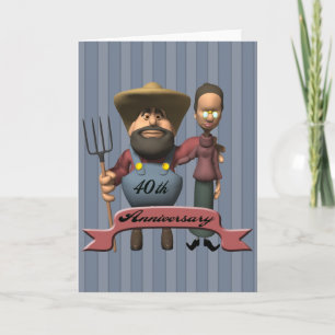 Cadeaus voor 40-jarig Huwelijksjubileum Kaart