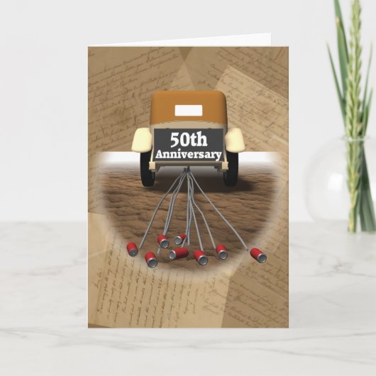 Cadeaus voor 50e trouwdag kaart (Voorkant)