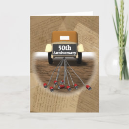 Cadeaus voor 50e trouwdag kaart