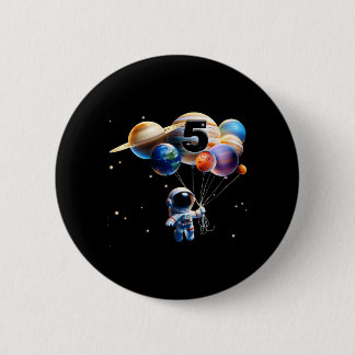 Cadeaus voor 5-jarige verjaardagsjongen Astronaut Ronde Button 5,7 Cm