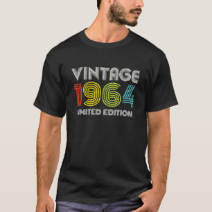 Cadeaus voor 60e verjaardag Vintage 1964 Mannen Vr T-shirt