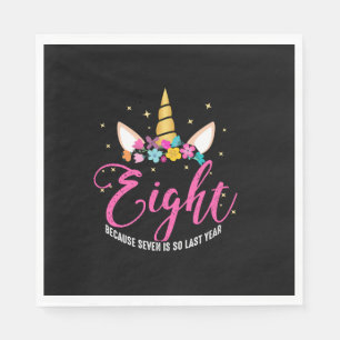 Cadeaus voor 8-jarige verjaardagsmeisjes Eenhoorn Servet