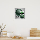 Cadeaus voor aangepaste Bowling-Posters Poster (Keuken)