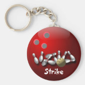 Cadeaus voor aangepaste Bowling-Sleutelhangers Sleutelhanger (Voorkant)