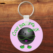 Cadeaus voor aangepaste Bowling-Sleutelhangers Sleutelhanger (Voorkant)