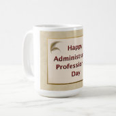 Cadeaus voor administratieve professionals Dag Koffiemok (Voorkant links)