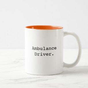 cadeaus voor ambulancerechter paramedicus eerstehu tweekleurige koffiemok