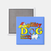 Cadeaus voor American Eskimo Dog Agility Magneet (Voorkant / Achterkant)