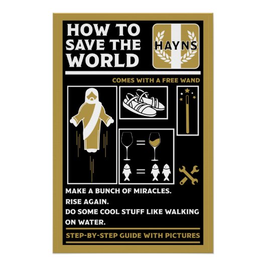 Cadeaus voor atheïsten perfect poster (Voorkant)