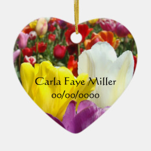 Cadeaus voor baby naam Ornamenten Tulpen Baby Gebo
