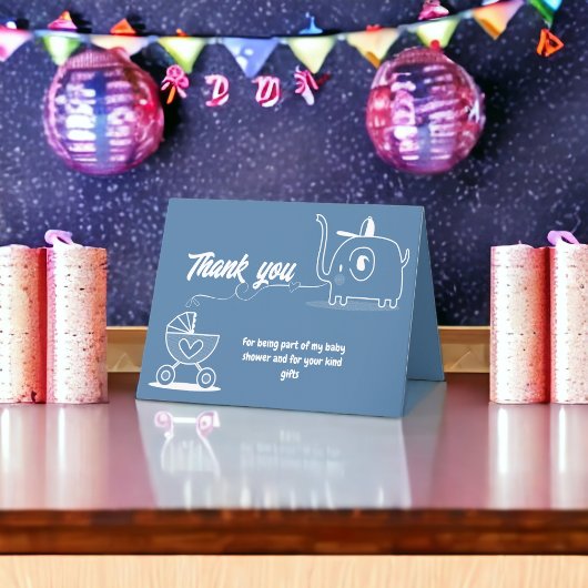 Cadeaus voor Baby Shower Bedankkaart