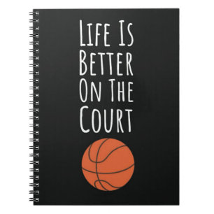Cadeaus voor basketbalspelers team sportfan notitieboek
