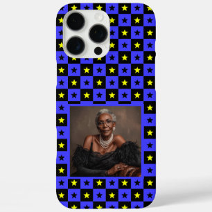 Cadeaus voor beste vriendin vierkant patroon iPhone 16 pro max hoesje