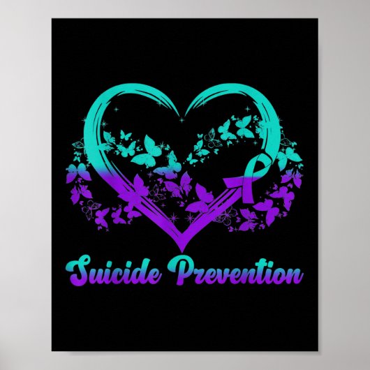Cadeaus voor bewustwording van zelfmoordpreventie poster (Voorkant)
