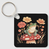 Cadeaus voor botanische kikkerminnaars Bloem Natuu Sleutelhanger (Voorkant)