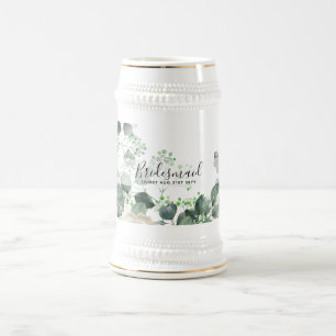 Cadeaus voor Bruidsmeisjes Witte Rozen Thema Geper Bierpul