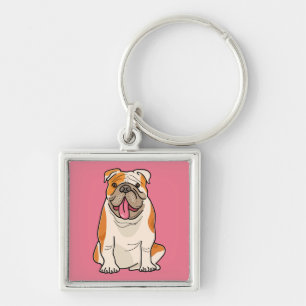 Cadeaus voor Cartoon Puppy Hondenliefhebbers Cute  Sleutelhanger