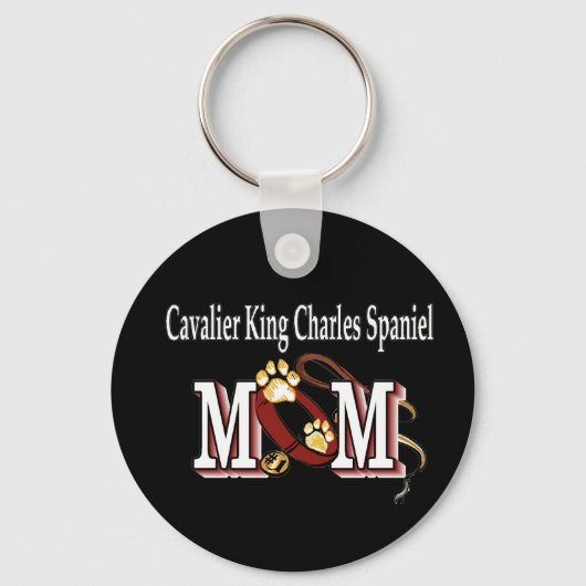 Cadeaus voor Cavalier King Charles Spaniel Moeder Sleutelhanger (Voorkant)