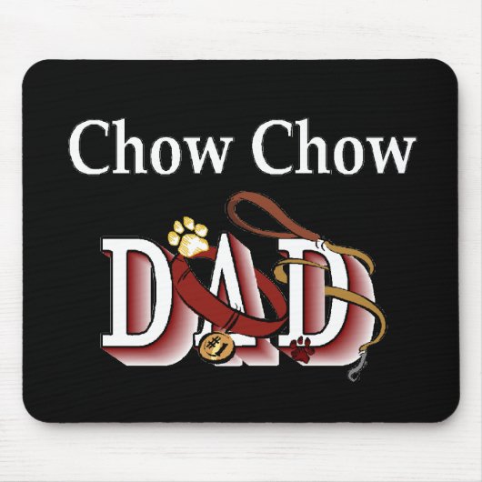 Cadeaus voor Chow Chow papa's Muismat (Voorkant)