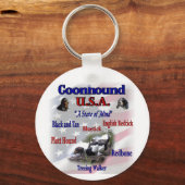 Cadeaus voor Coonhound-liefhebbers Sleutelhanger (Voorkant)