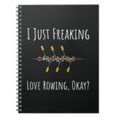 Cadeaus voor Crew Rowers Roeiboot Sport Racing Notitieboek (Voorkant)