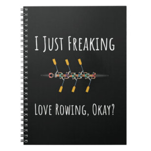 Cadeaus voor Crew Rowers Roeiboot Sport Racing Notitieboek