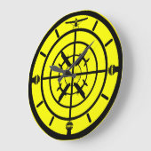 Cadeaus voor de luchtverkeersleider grote klok (Hoek)