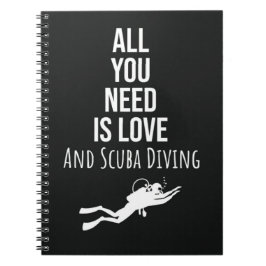 Cadeaus voor duikers Scuba-duiken Snorkelen Sport Notitieboek