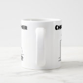 Cadeaus voor een hersteller van een wasmachine met grote koffiekop (Achterkant)