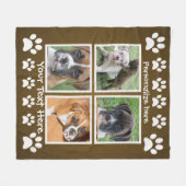 Cadeaus voor een Hondenliefhebber - Aangepaste fot Fleece Deken (Voorkant (Horizontaal))