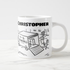 Cadeaus voor een Man van Versies met Naam Grote Koffiekop
