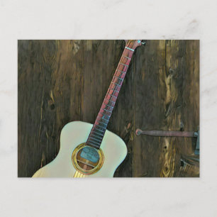 Cadeaus voor een muzikant gitarist briefkaart