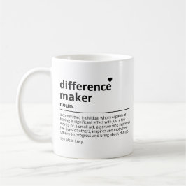 Cadeaus voor een verschilmaker - Waarderingscadeau Koffiemok
