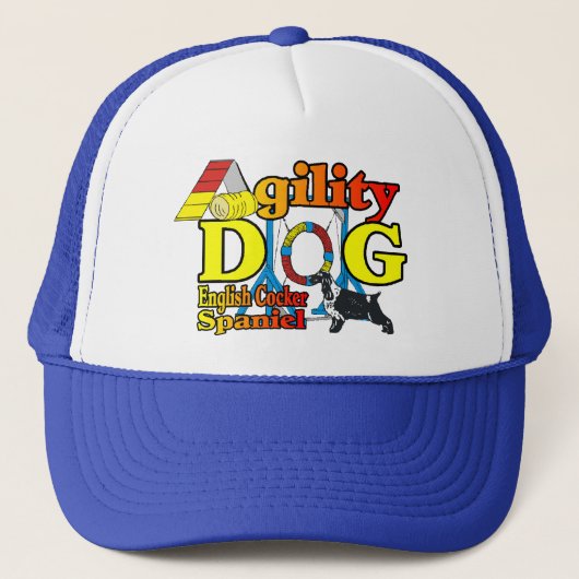 Cadeaus voor Engelse Cocker Spaniel Agility Trucker Pet (Voorkant)
