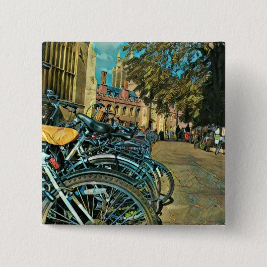  cadeaus voor fietsen vierkante button 5,1 cm (Voorkant)