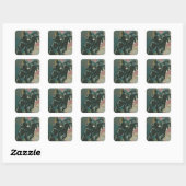 Cadeaus voor fietsers vierkante sticker (Vel)