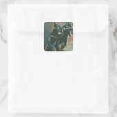 Cadeaus voor fietsers vierkante sticker (Tas)