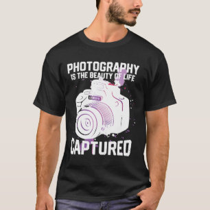 Cadeaus voor fotografie liefhebbers Camera fotogra T-shirt