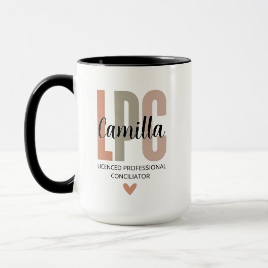 Cadeaus voor Gecertificeerd Professionele Counselo Mok (Links)