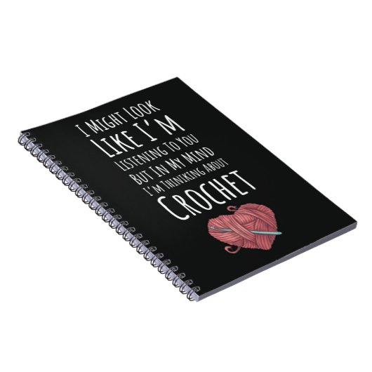 Cadeaus voor gehaakte liefhebbers haken voor haar notitieboek (Rechterzijde)