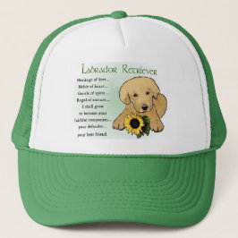 Cadeaus voor gele labrador retriever puppy's trucker pet
